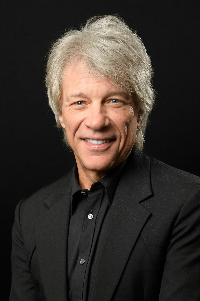 American Singer-Songwriter, Guitarist, Producer, and Actor Jon Bon Jovi, 64