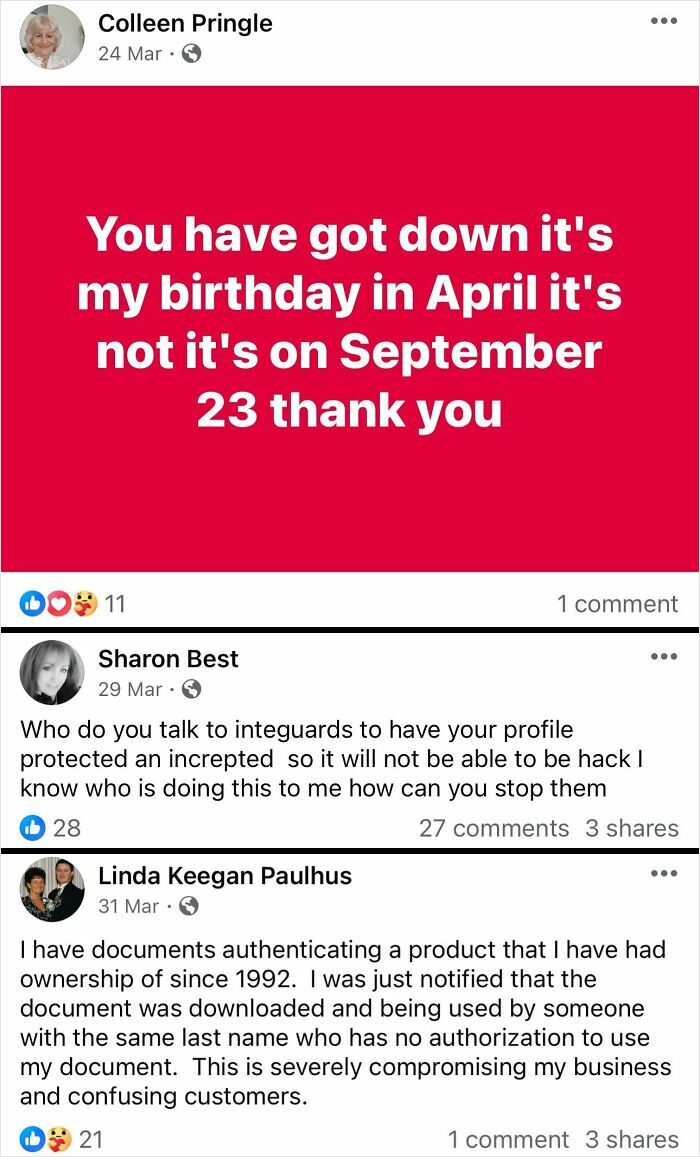 Facebook group posts showing quirky and confusing messages, illustrating why people love weird internet communities.