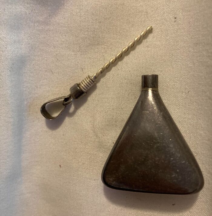 Unidentified metal objects with twisted wire and clip, part of 69 times the internet solved mystery of unidentified objects.