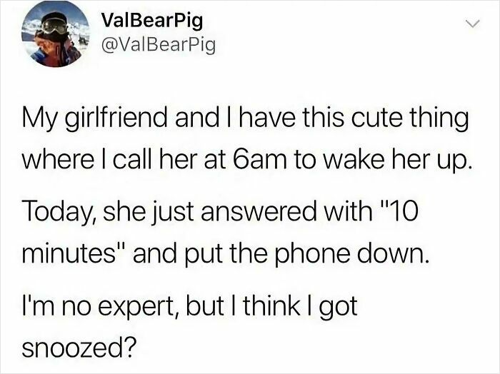 Screenshot of a humorous social media post featuring an unhinged sentence that left everyone speechless.