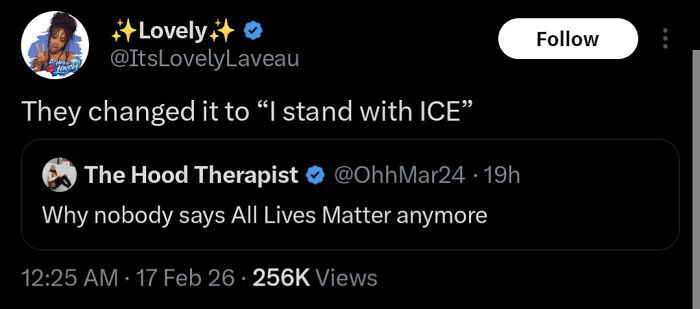 Screenshot of a brutally honest social media post discussing changes in political slogans and public opinion.