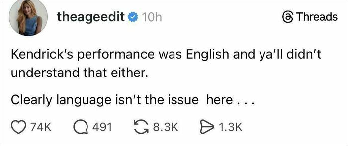 Screenshot of a social media post sharing a brutally honest political opinion with high engagement.