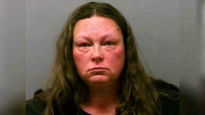Mugshot of woman related to morbid curiosity story