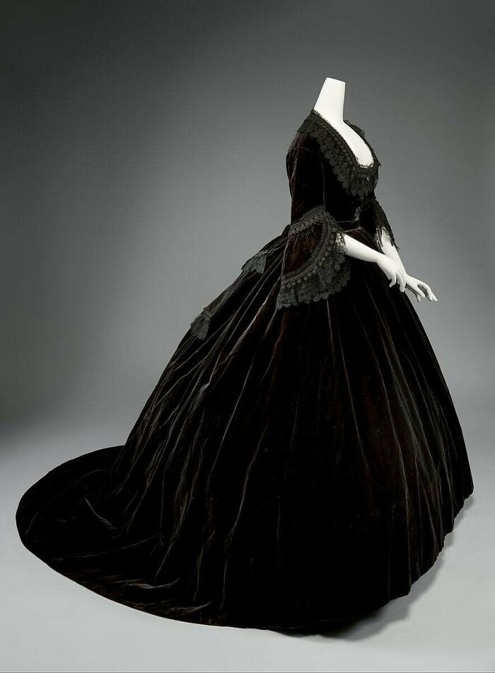 French Silk Dress, Circa 1861