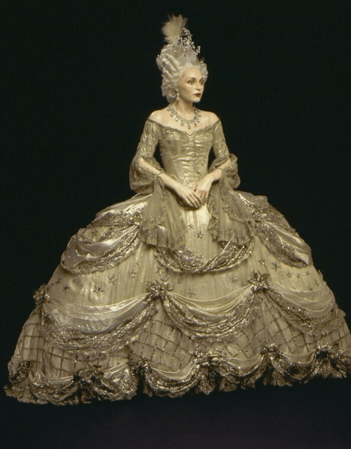 Norma Shearer's Embroidered Star Gown Designed By Adrian For The Film "Marie Antoinette" (1938)
