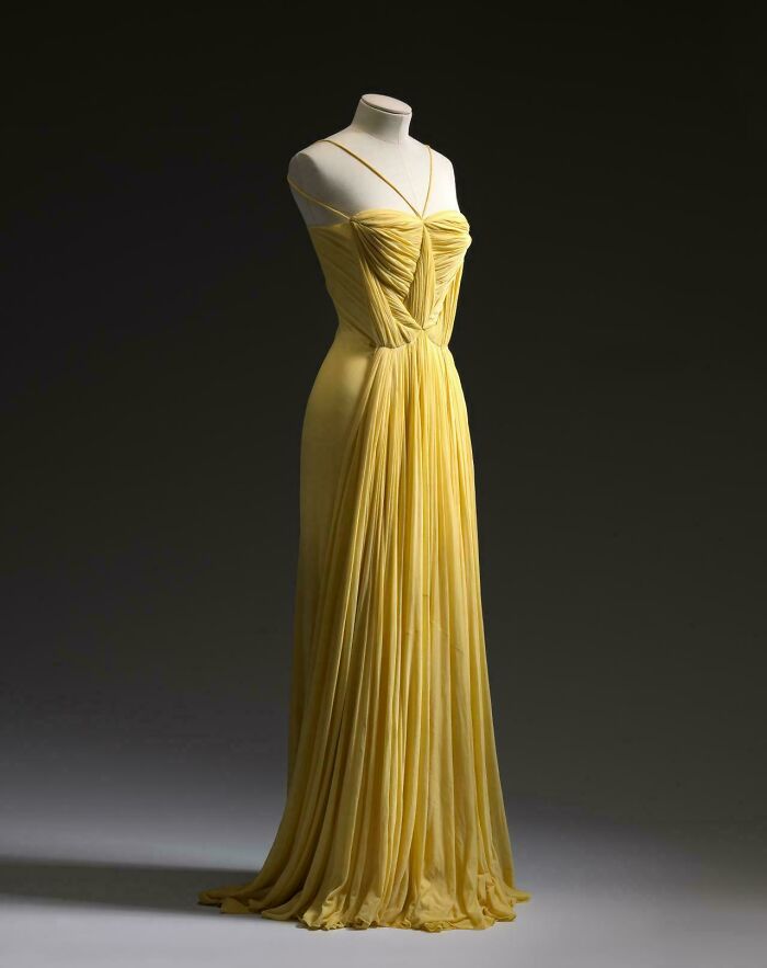 Evening Dress By Madame Grès, Made Of Silk, 1939. National Gallery Of Victoria