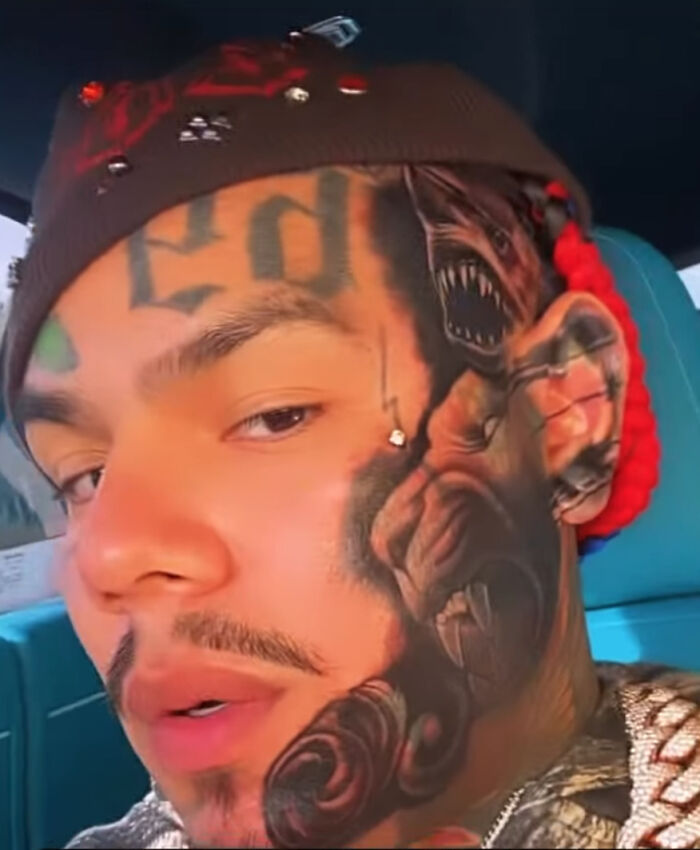 Face tattoo fail with shark and other detailed designs