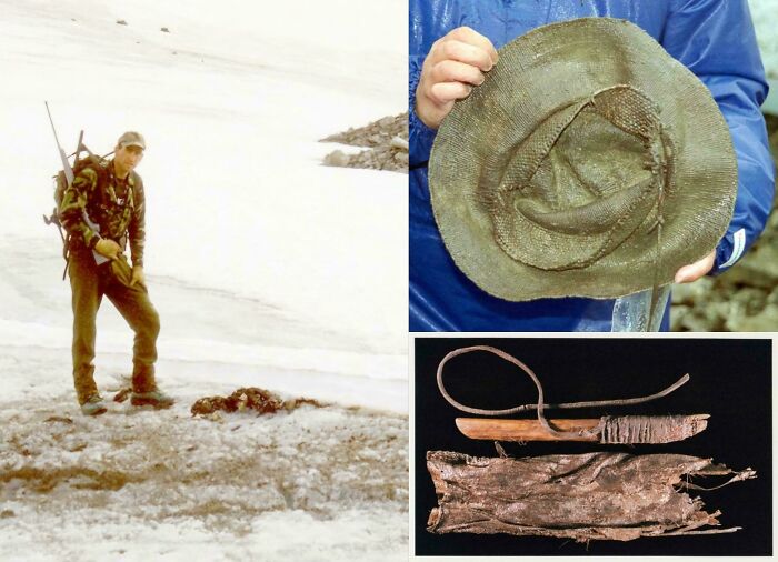Incredible discovery of ancient artifacts and preserved items in a snowy excavation site