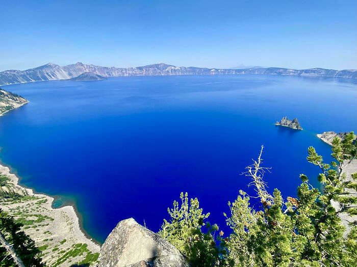 The Deep Blue Of Crater Lake
