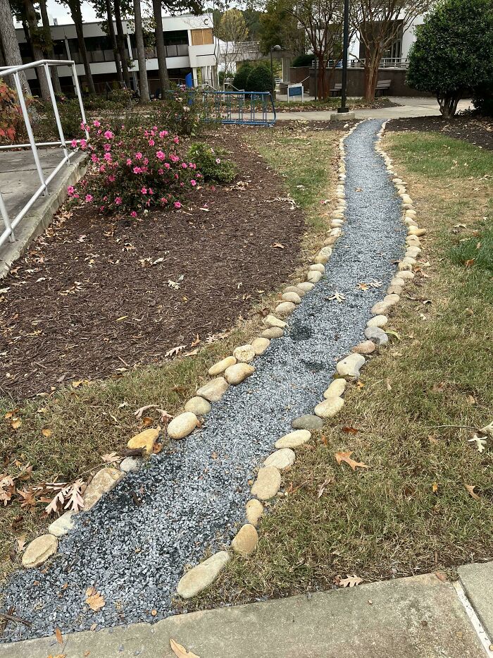 Desire Path At My College Won After Several Years