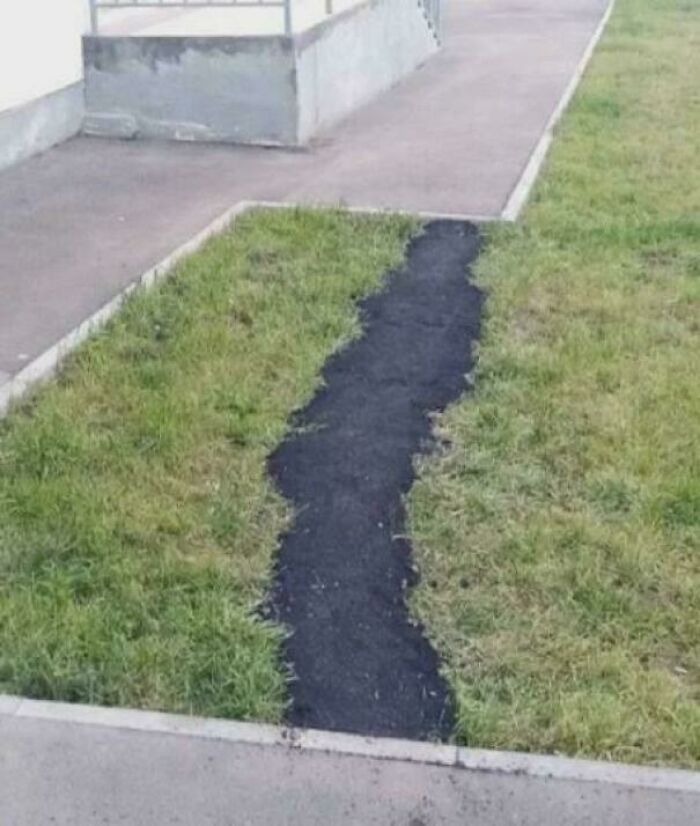 Desire Asphalt That Probably Cost Thousands Of Euros - Somewhere In Eastern Europe