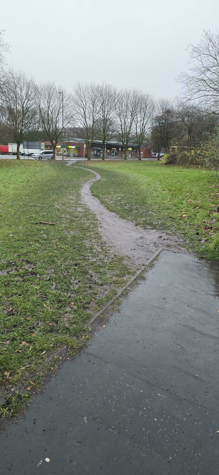 Manchester, UK. A Strong Desire To Not Get There In A Straight Line