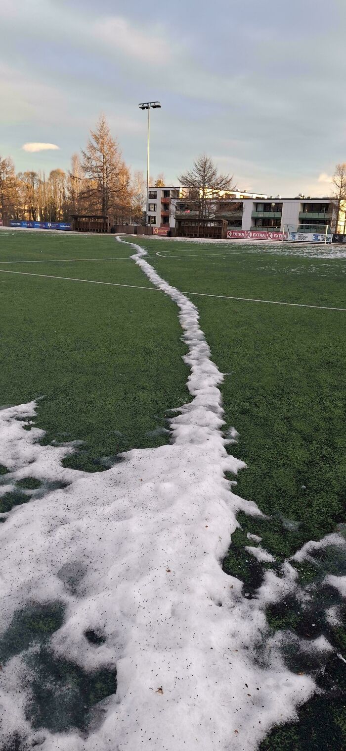 Path Of Ice Shows Where People Used To Walk