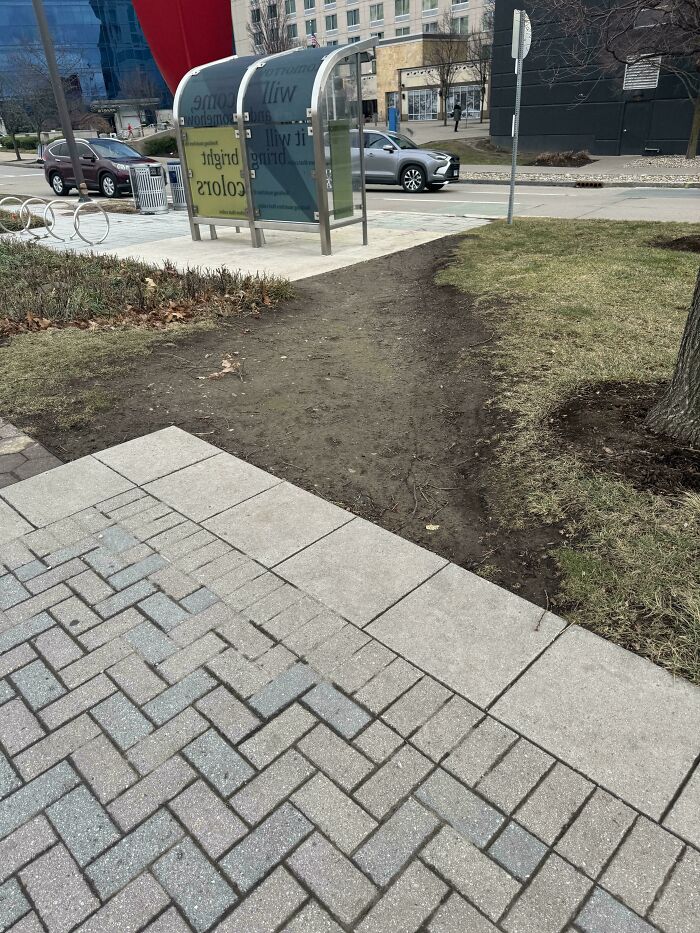 Cultural Trail To The Bus Stop