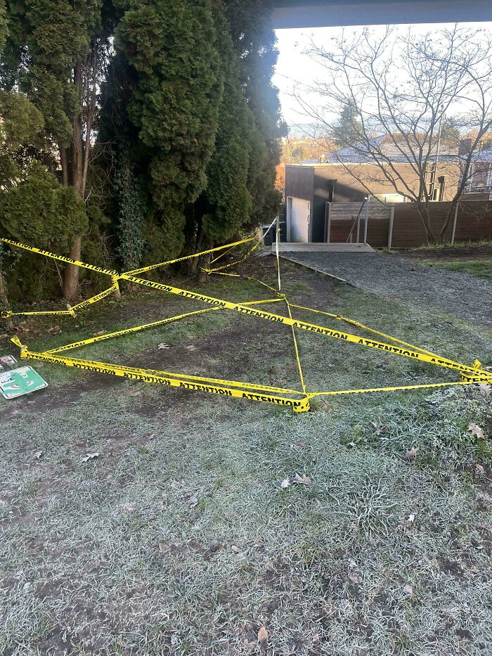 The Desire Path Police Laid Down The Law Today