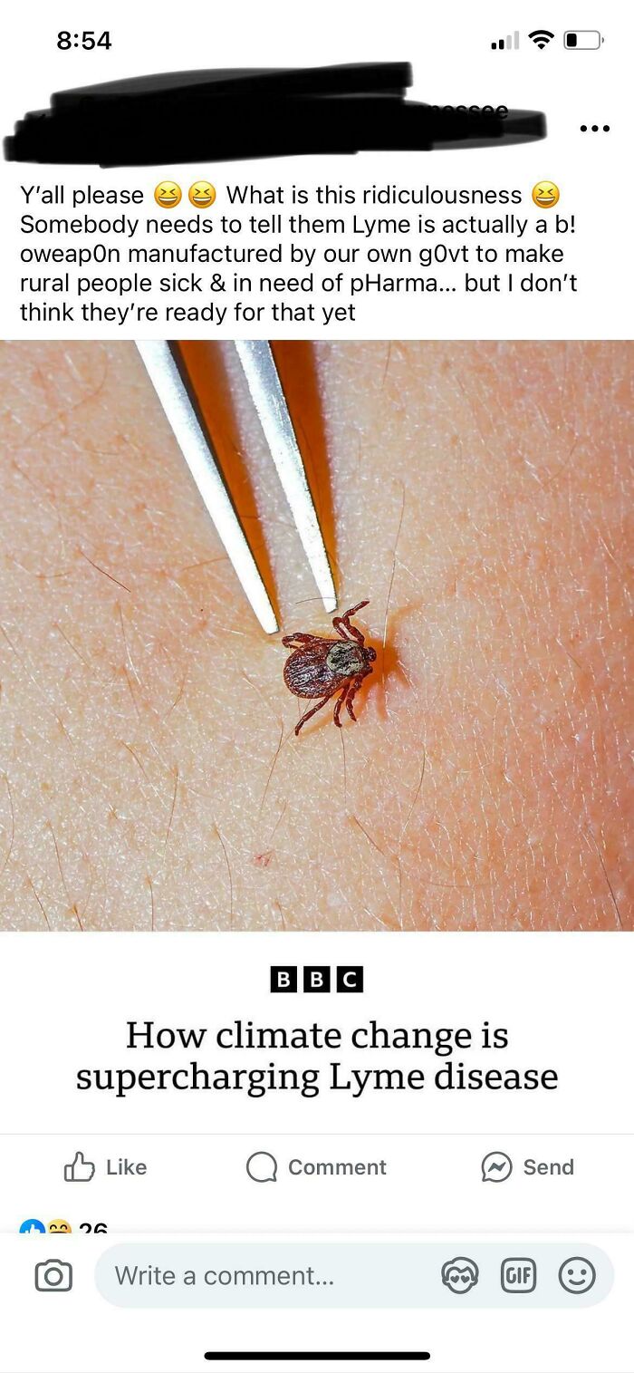 A close-up of a tick being removed from skin, highlighting the dangers of irresponsible, toxic, and unhinged mom.