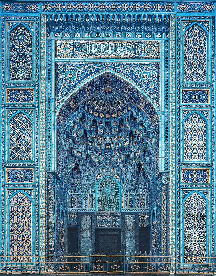 The Entrance To The Cathedral Mosque Of Saint-Petersburg