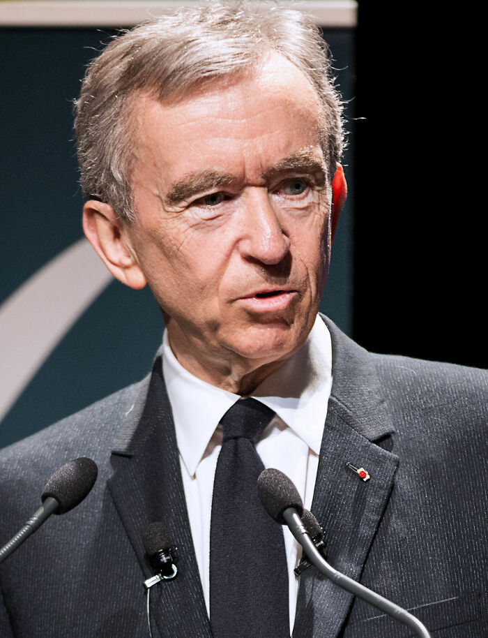 French Businessman, Philanthropist, and Art Collector Bernard Arnault, 77