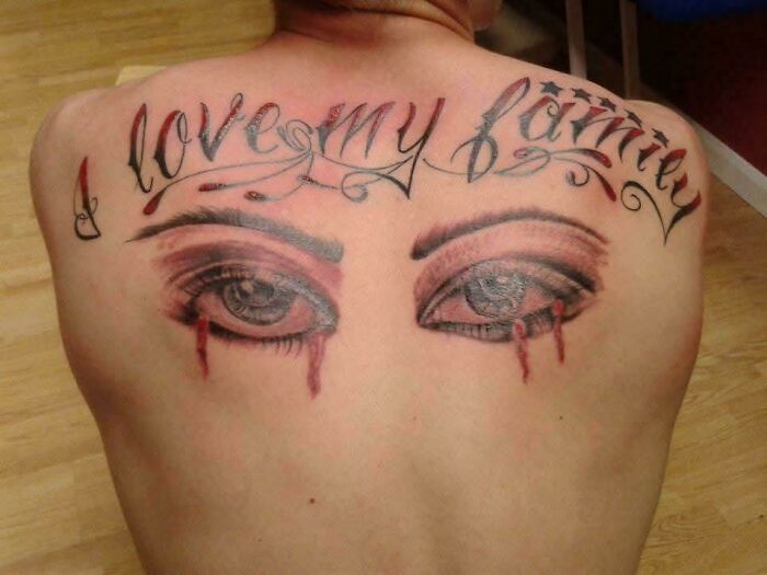 I Love My Family And I Need To Show It With Bleeding Eyes
