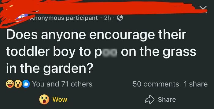 Question about encouraging toddler boys to pee on grass in garden
