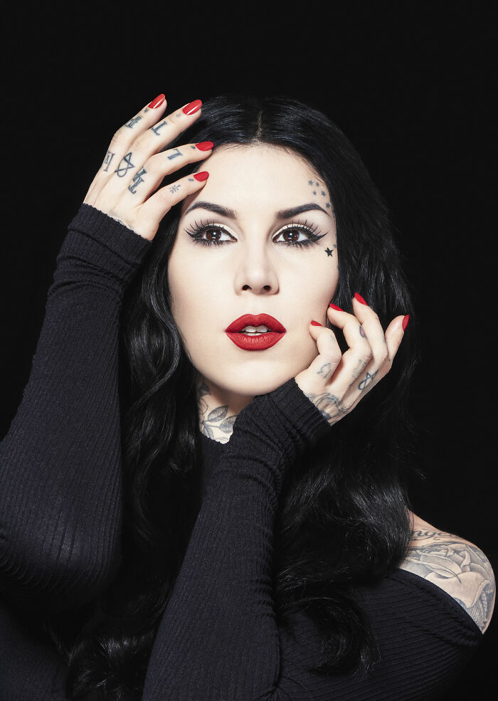 Tattoo Artist and Model Kat Von D, 44