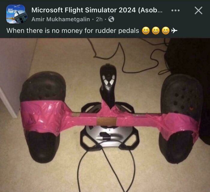 Found This Masterpiece In A Flight Sim Group, And I Haven’t Stopped Laughing