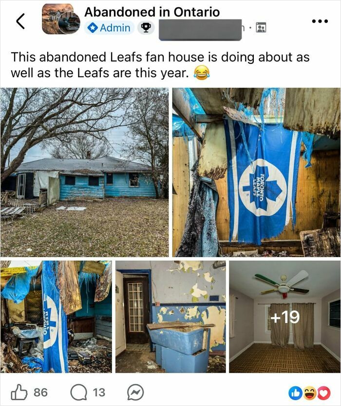 I Can’t Even Escape The Fate Of The Leafs On My Favourite Facebook Group