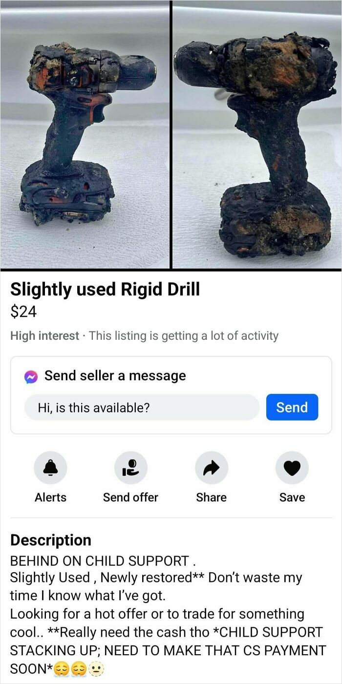 Saw This For Sale In My Area. I Hope It's A Joke. But, I've Seen Similar Posts On Our Local Facebook Groups, So Hard To Say