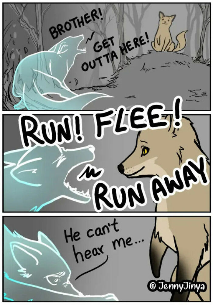 Artist Who Made People Cry With Her Grim Reaper Animal Comics Is Back With New Tearjerkers (7 Stories)