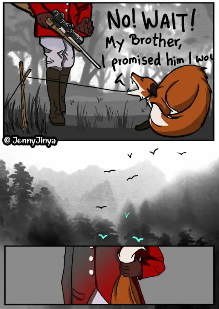 Artist Who Made People Cry With Her Grim Reaper Animal Comics Is Back With New Tearjerkers (7 Stories)