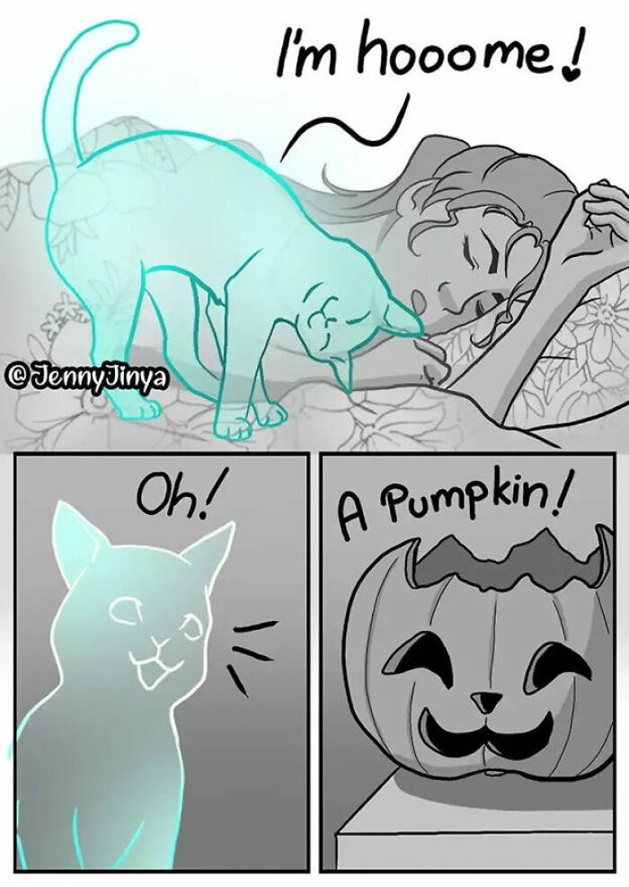 Artist Who Made People Cry With Her Grim Reaper Animal Comics Is Back With New Tearjerkers (7 Stories)