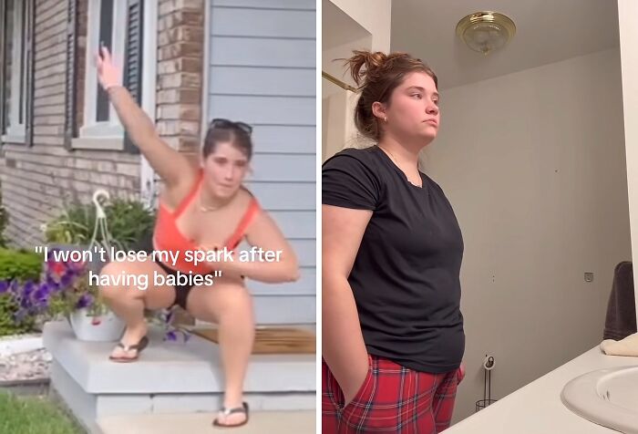 Two women post-pregnancy showing confidence and determination to not lose their spark after giving birth.