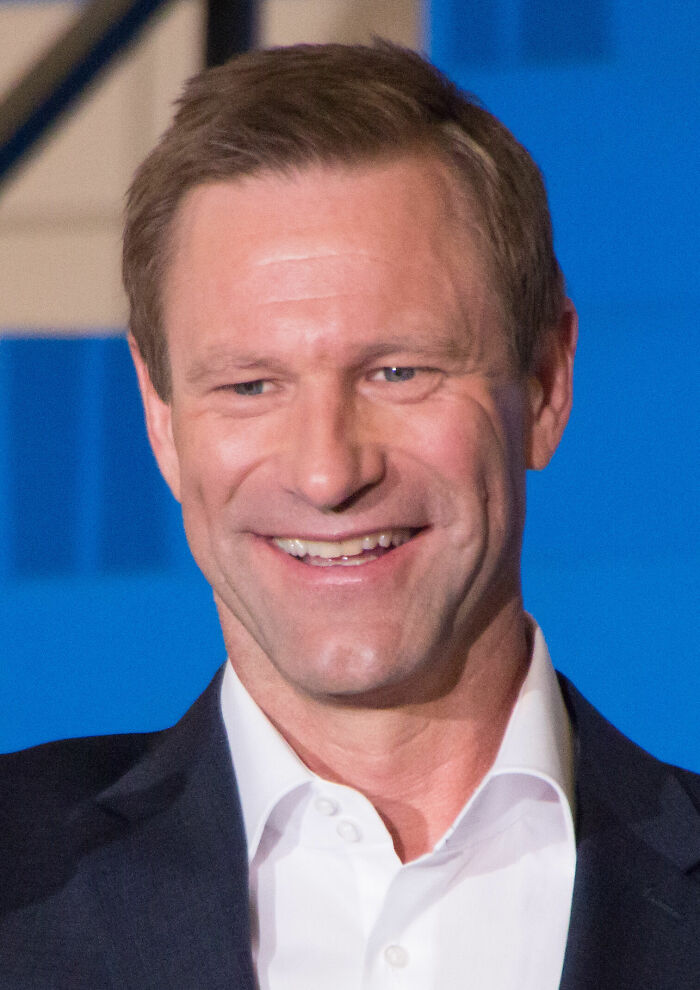 American Actor and Producer Aaron Eckhart, 58