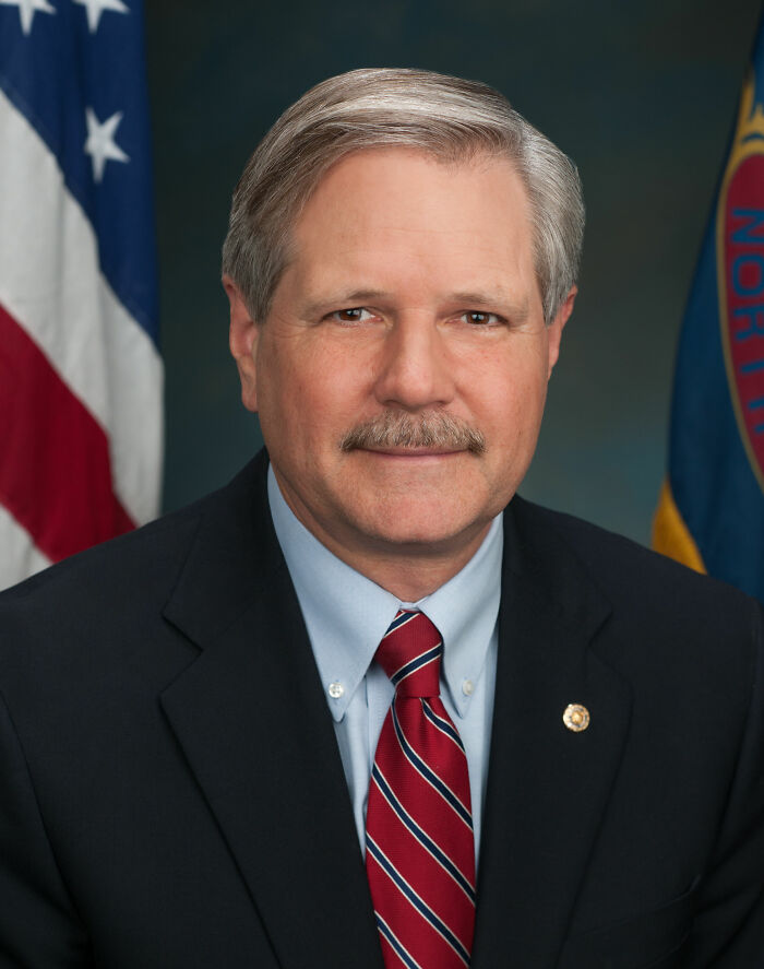 Politician John Hoeven, 69
