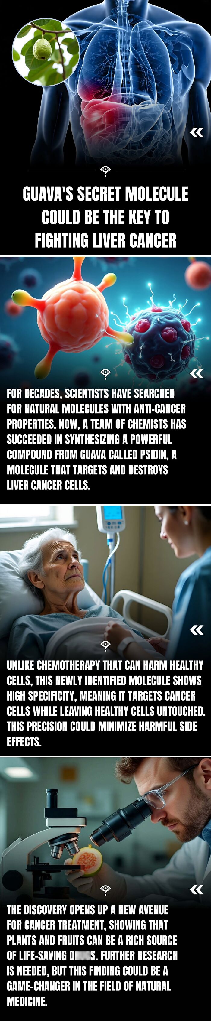 Guava’s secret molecule fighting liver cancer cells, a key science fact to satisfy curiosity and boost natural medicine research.