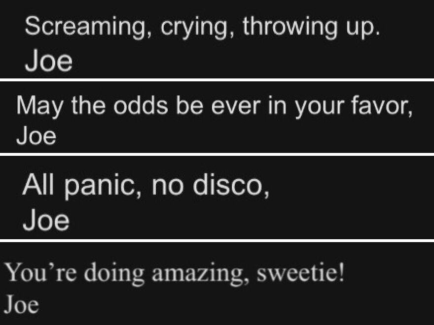 Funny random emails from a boss named Joe, showing quirky signs of ChatGPT usage in workplace communication.