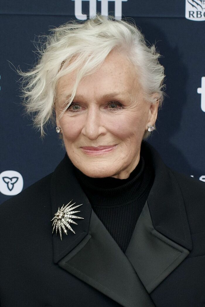 American Actress, Singer, and Producer Glenn Close, 79
