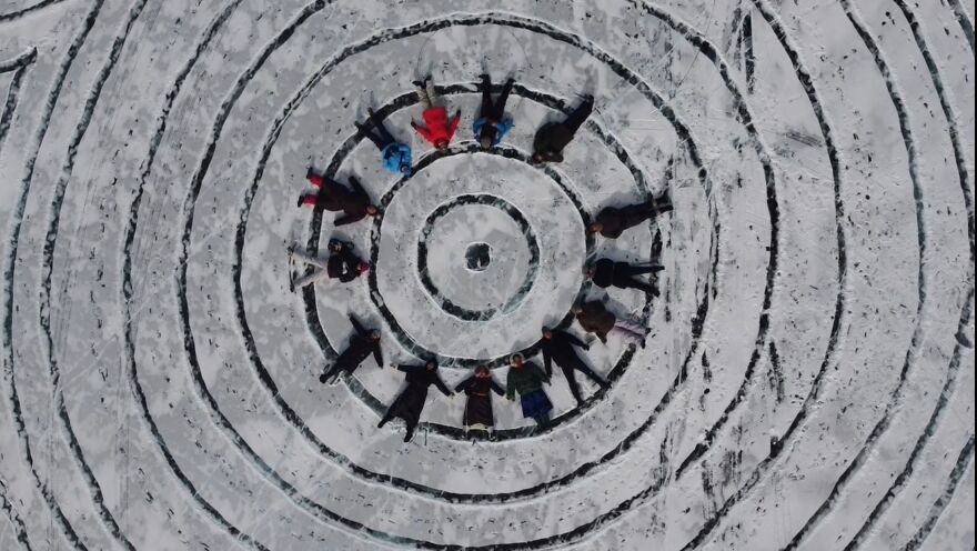 From The South Downs To The Frozen Steppes: Sussex Artists Embark On Mongolian Land Art Adventure At &ldquo;Javar&rdquo; The International Winter Art Residency In Khuvsgol Province.