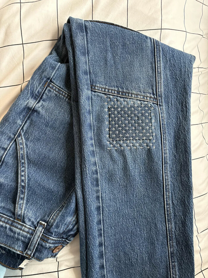 Sashiko Knee Repair