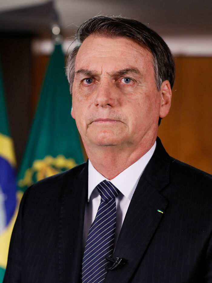 Brazilian Politician and Retired Military Officer, 38th President of Brazil Jair Bolsonaro, 71
