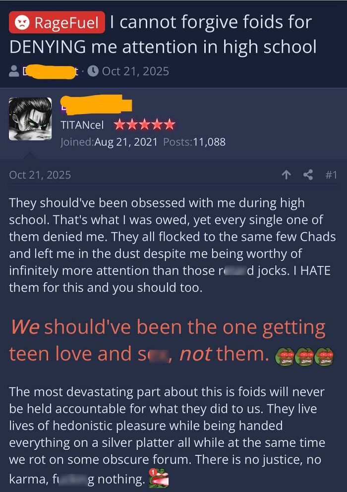 Toxic men ranting online with hateful language towards women, reflecting toxic behavior making women sick and upset.