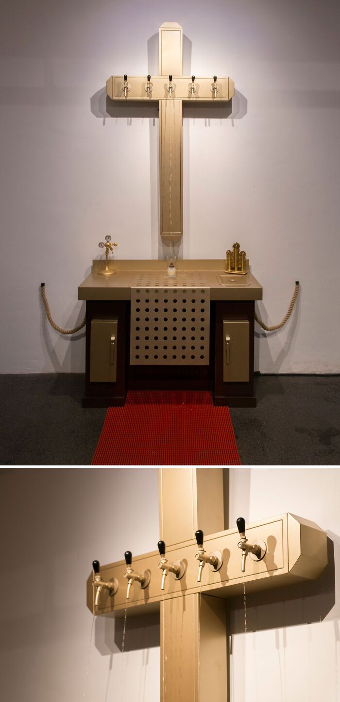 Hallelujah (Beer Pump Altar), 2016