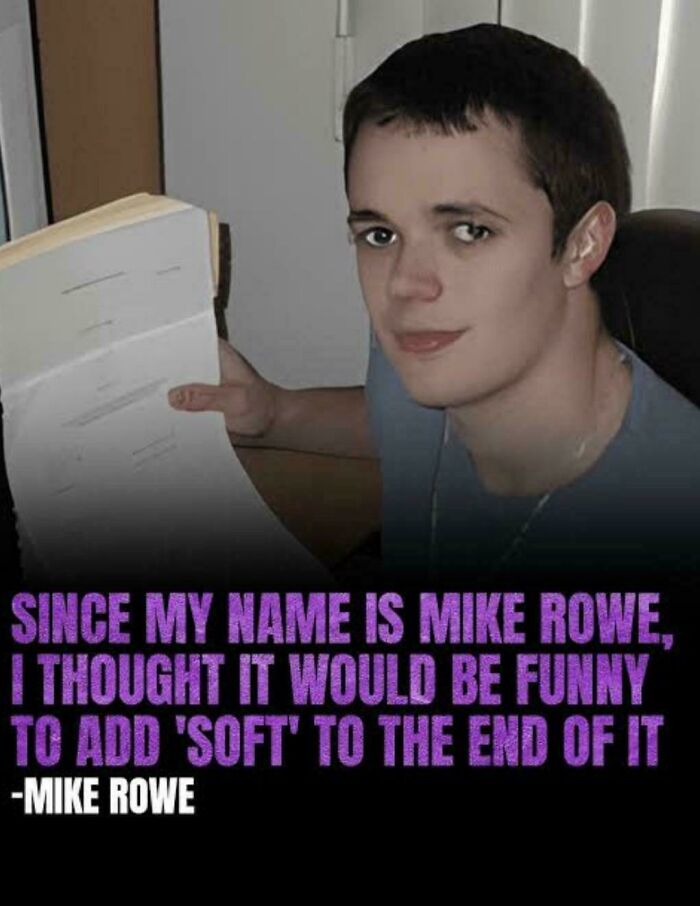 Young man holding a paper with a humorous quote, showcasing interesting vault stories and oddities from our world.