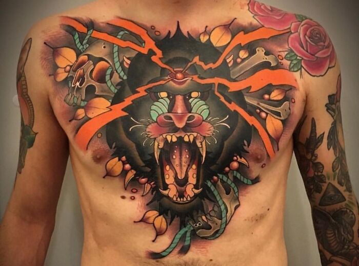 This Page Shared 26 Full Sleeve, Chest, And Back Tattoos That Show How Ink Transforms A Body