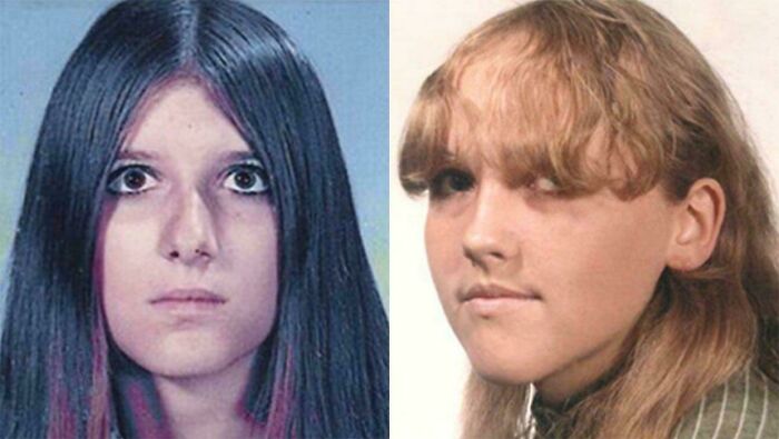 Portraits of two young women with serious expressions, representing unsettling mysteries that continue to fascinate and disturb.