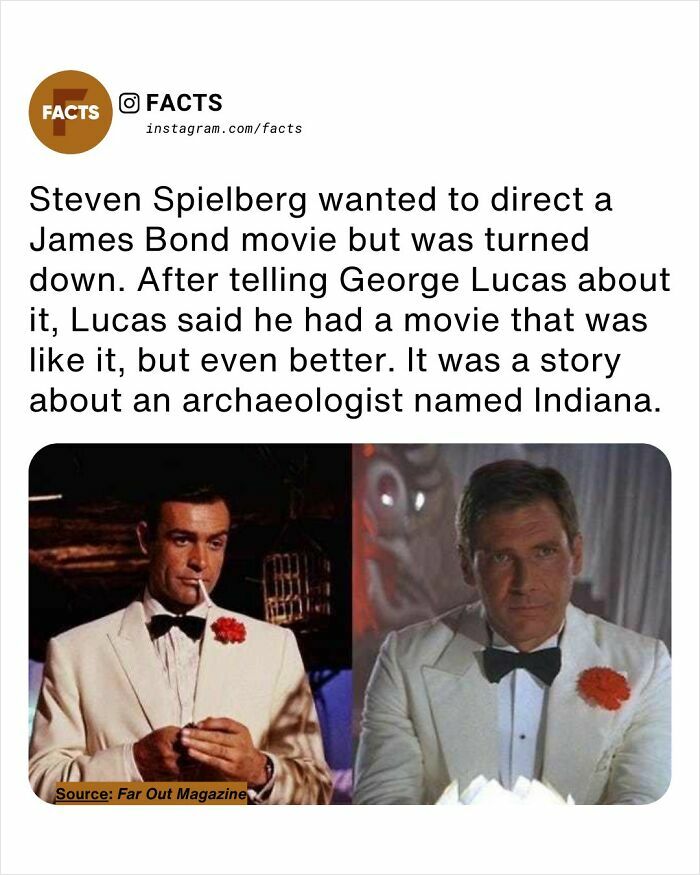 Steven Spielberg and George Lucas trivia about movies featuring archaeologist Indiana Jones in interesting brain-care facts.