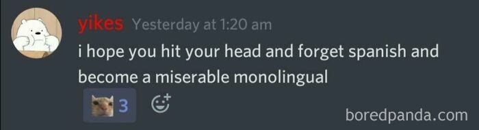 Monolinguals Are Miserable Now I Guess