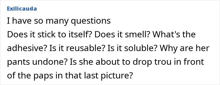 Tyla wearing a bizarre adhesive top at Paris Fashion Week, sparking wild reactions and fashion controversy.