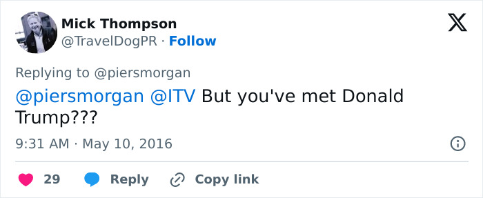 'Pure Evil': Piers Morgan revela a 'pessoa mais perigosa' que ele já entrevistou em 35 anos de carreira 'Pure Evil': Piers Morgan revela a 'pessoa mais perigosa' que ele já entrevistou em 35 anos de carreira