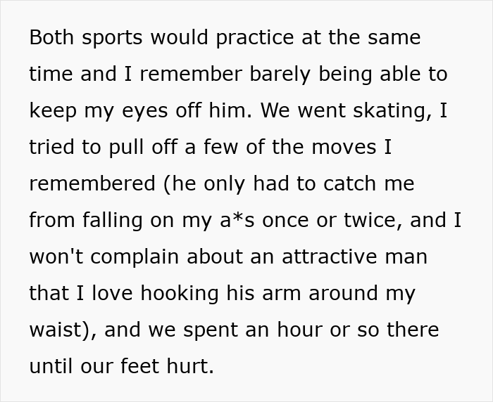 Text describing a man&rsquo;s love story as the internet gushes over his heartfelt reconnecting with an ex he never stopped thinking about.